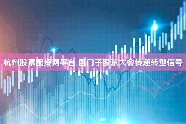 杭州股票配资网平台 西门子股东大会传递转型信号